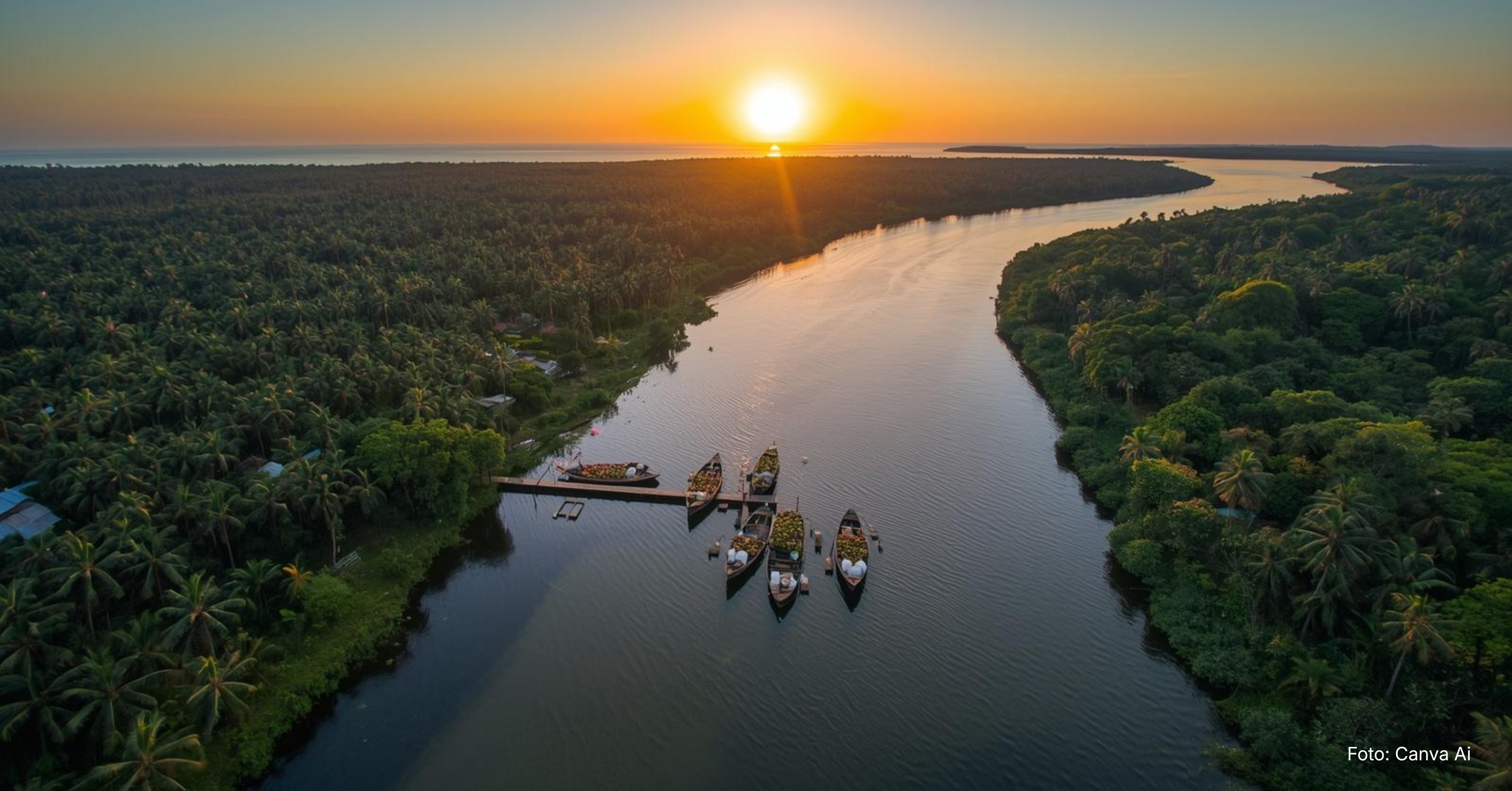 Kelapa dan Sagu, Komoditas Pesisir Riau yang Terus Tumbuh dalam Angka