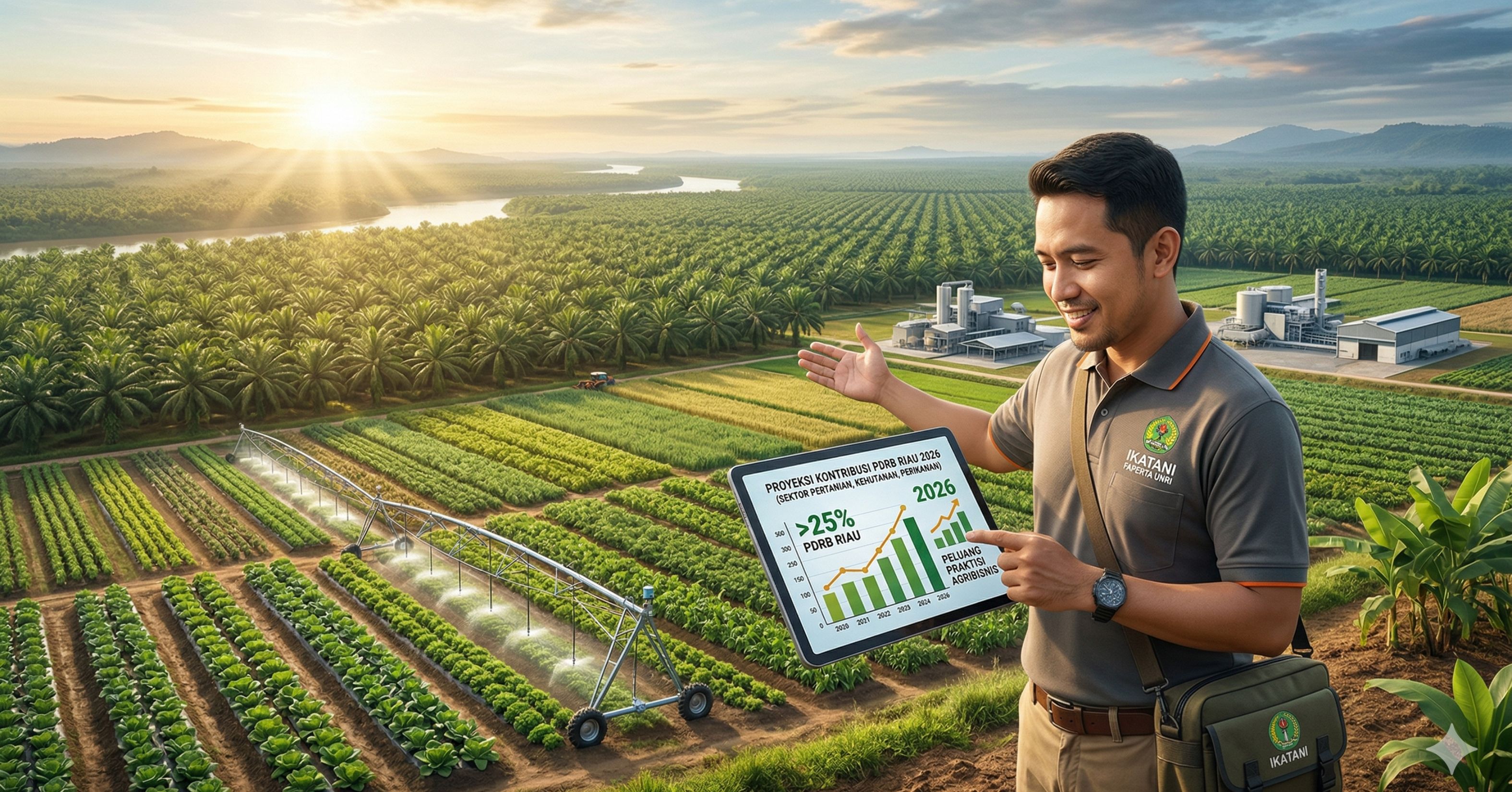 Sektor Pertanian Masih Menjadi Tulang Punggung PDRB Riau 2026